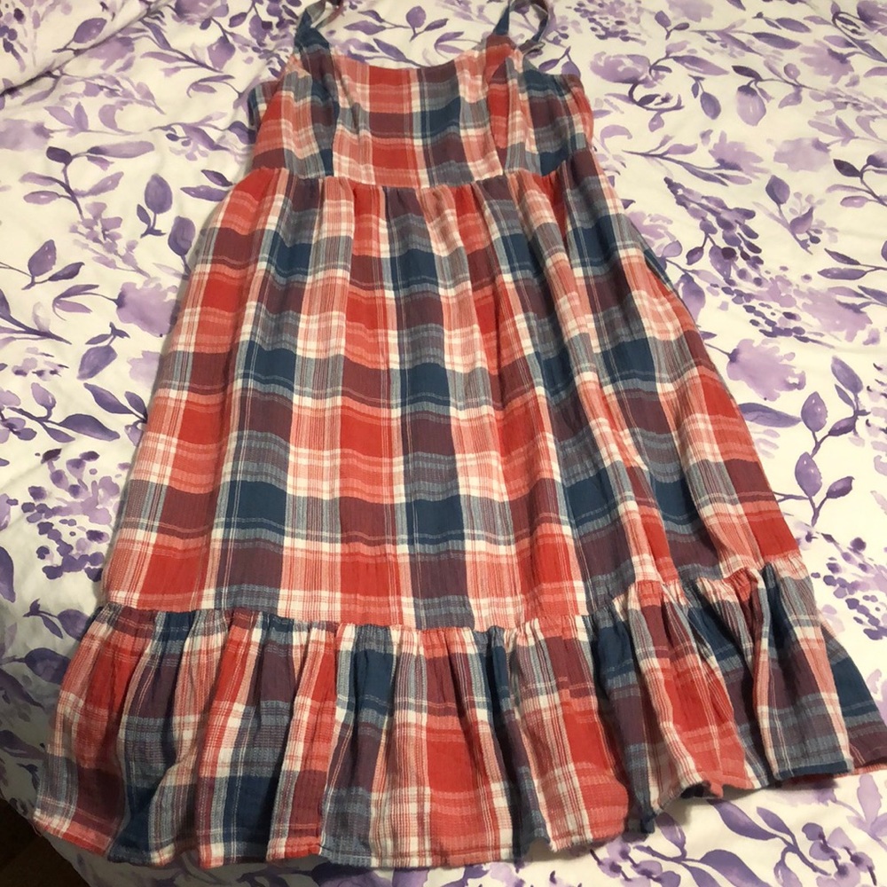 Worn once- Red,white & blue maxi dress